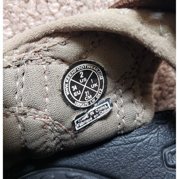 Keen Newport H2 Kids Size 2 Brown Outdoor Hiking Sandals Waterproof Sport - Picture 9 of 10